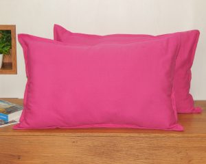 cotton pillow cover pink